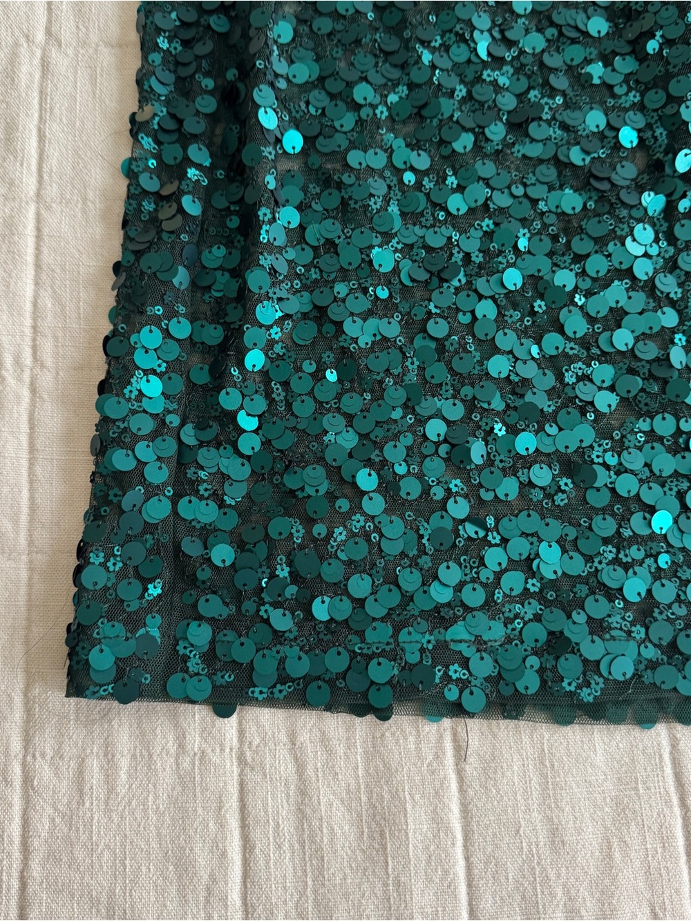Scotch and Soda teal sequined skirt - Picture 2 of 6